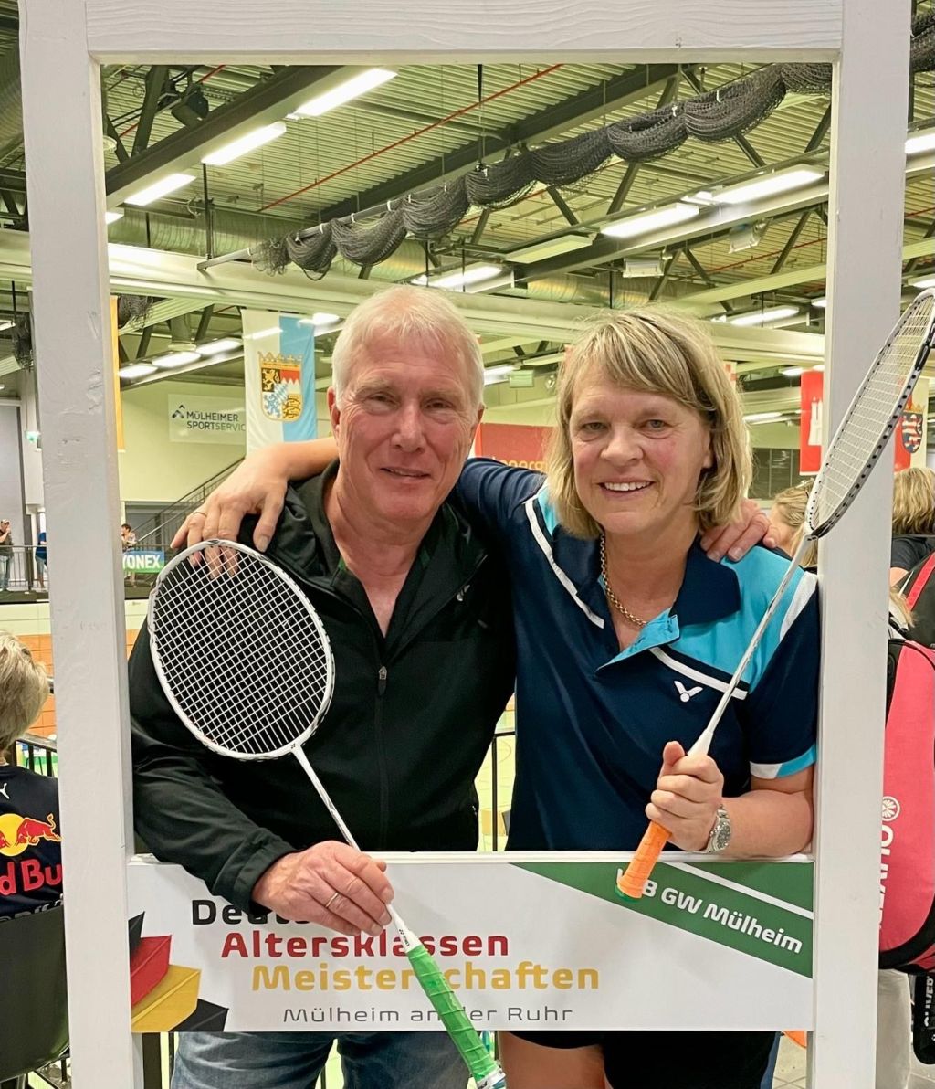 Doris Reiche deutsche Badminton Vizemeisterin im Damendoppel&nbsp;derAltersklasse
