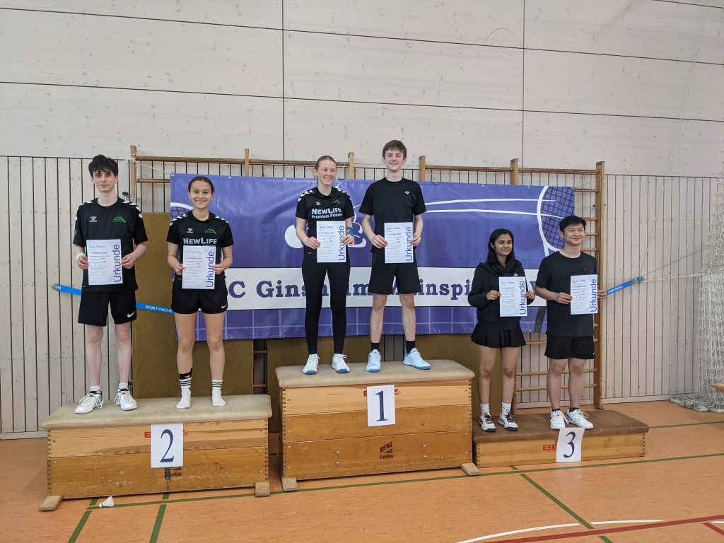 Erfolgreiches Turnierwochenende für die Eltviller Badmintonspieler bei der 2. D-Rangliste des Bezirks&nbsp;Wiesbaden