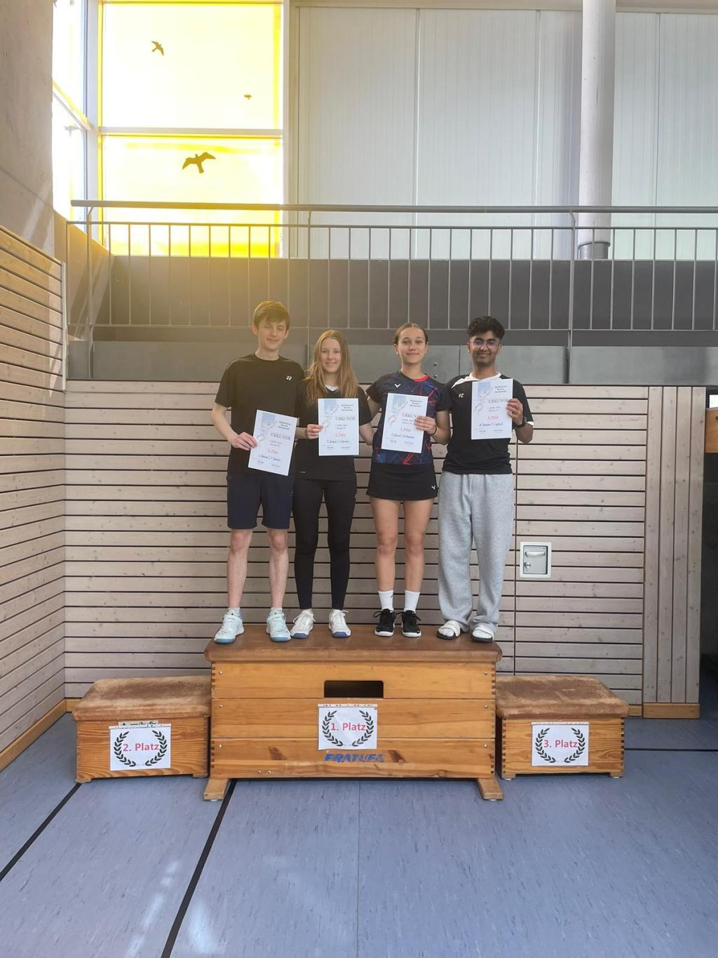 Medaillen für den Eltviller Badminton-Nachwuchs bei D-Rangliste in&nbsp;Messel